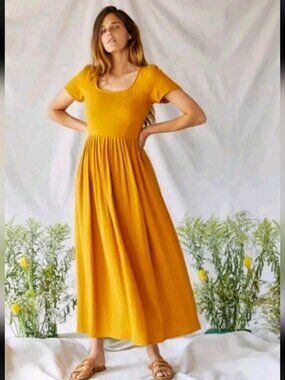 Christy Dawn Scarlet Dress in Marigold Size XS